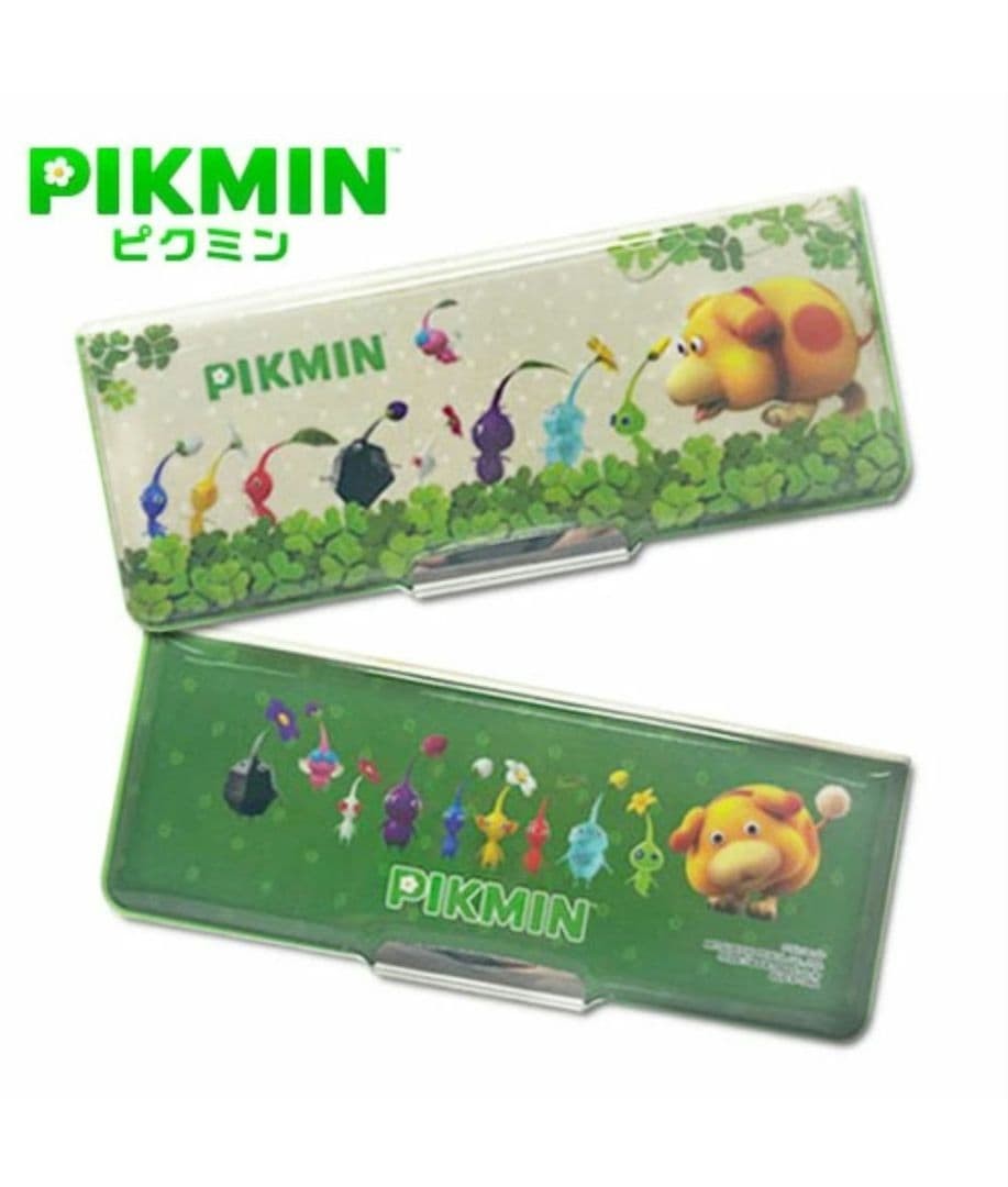Pikmin pen case, pencil case, open on both sides, pencil sharpener, preparation