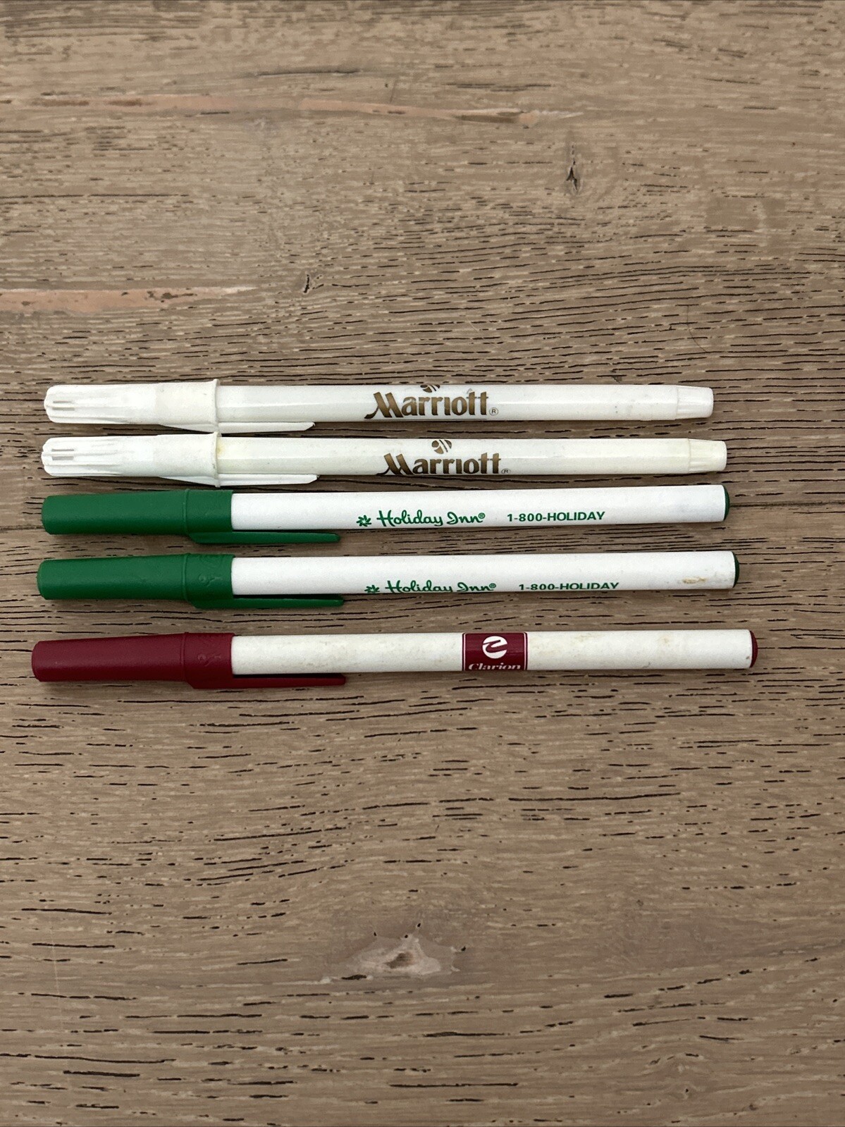 Vingtage Hotel Pen Lot – Marriott, Holiday Inn and Clarion – Some Dry Ink