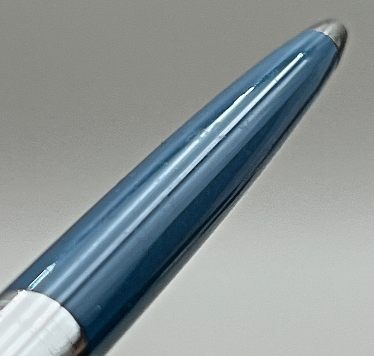 Paper Mate Double Heart Profile Light Blue/Chrome Cap, Blue Ink, Works – Mexico