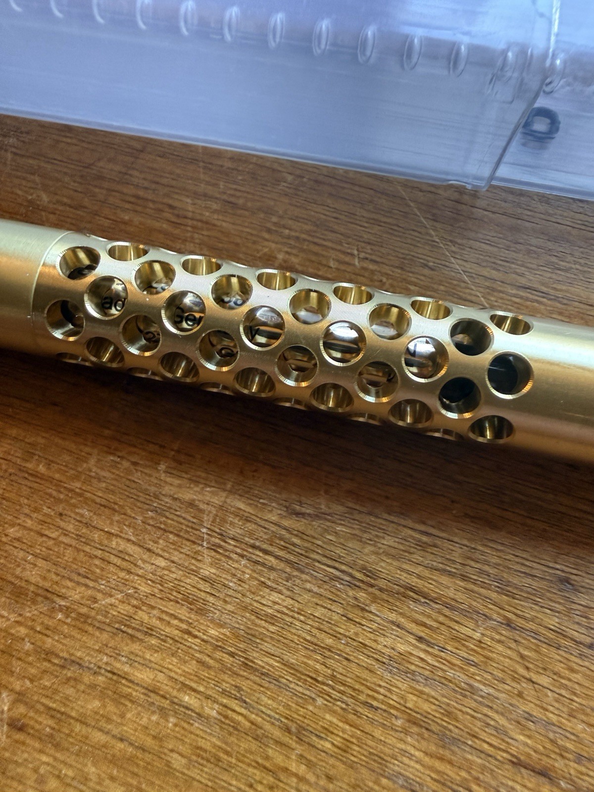 CountyComm Maratac Embassy Pen Drilled Brass Aluminum Pencil Lot Limited EDC NEW