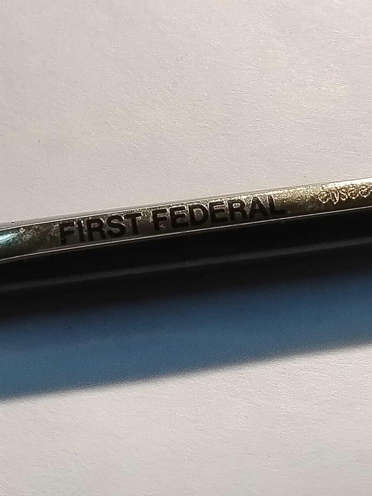 VTG Elysee Ballpoint Pen-Grey-personalized & Frist Federal Stamp-Made Germany#88