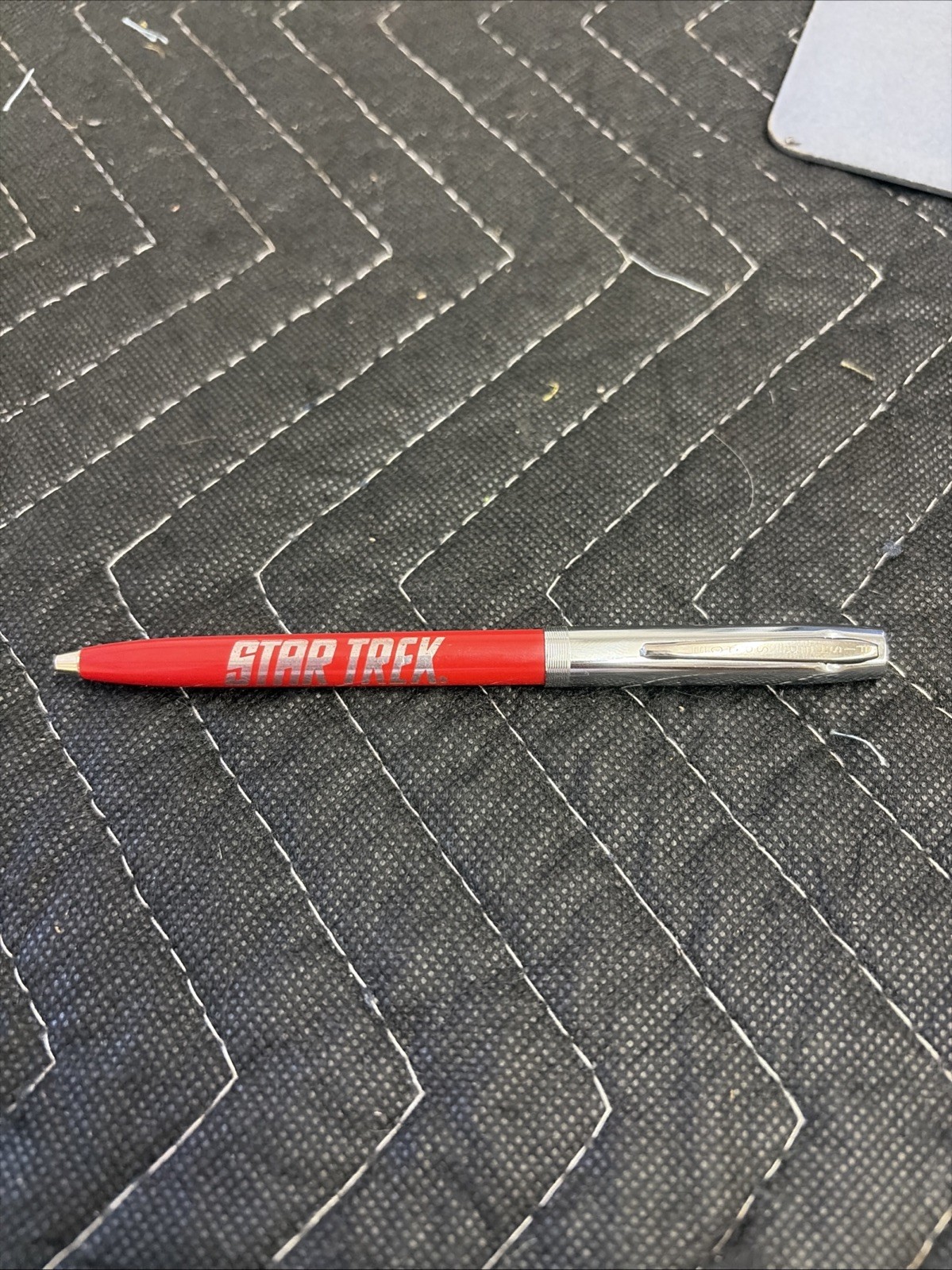 Star Trek Fisher Space Pen Ball Point Black Ink 1992 Red NASA – Writes Fine!