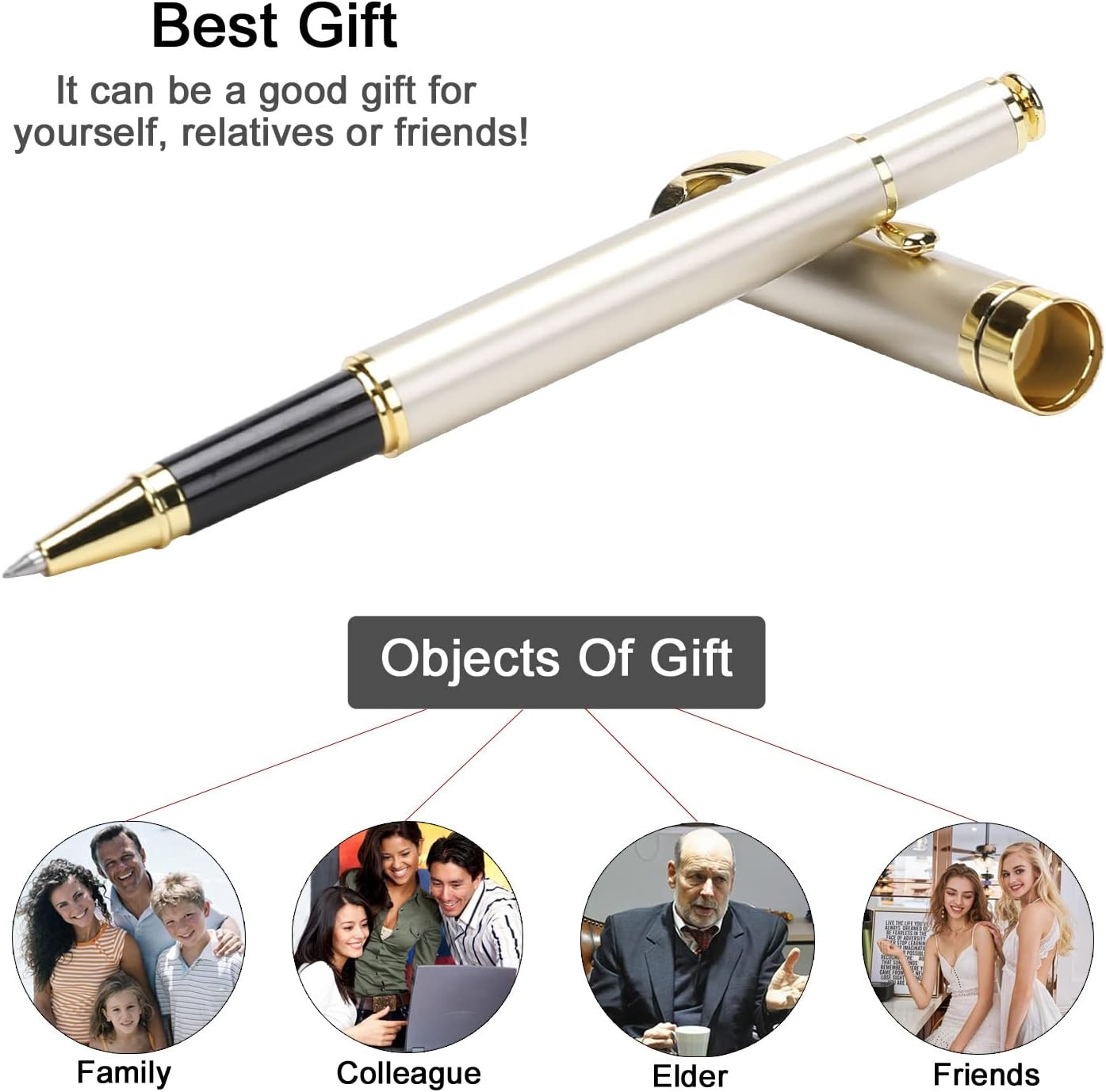 Luxury Ballpoint Pens Best Ball Pen Gift Set for Men & Women Professional Execut