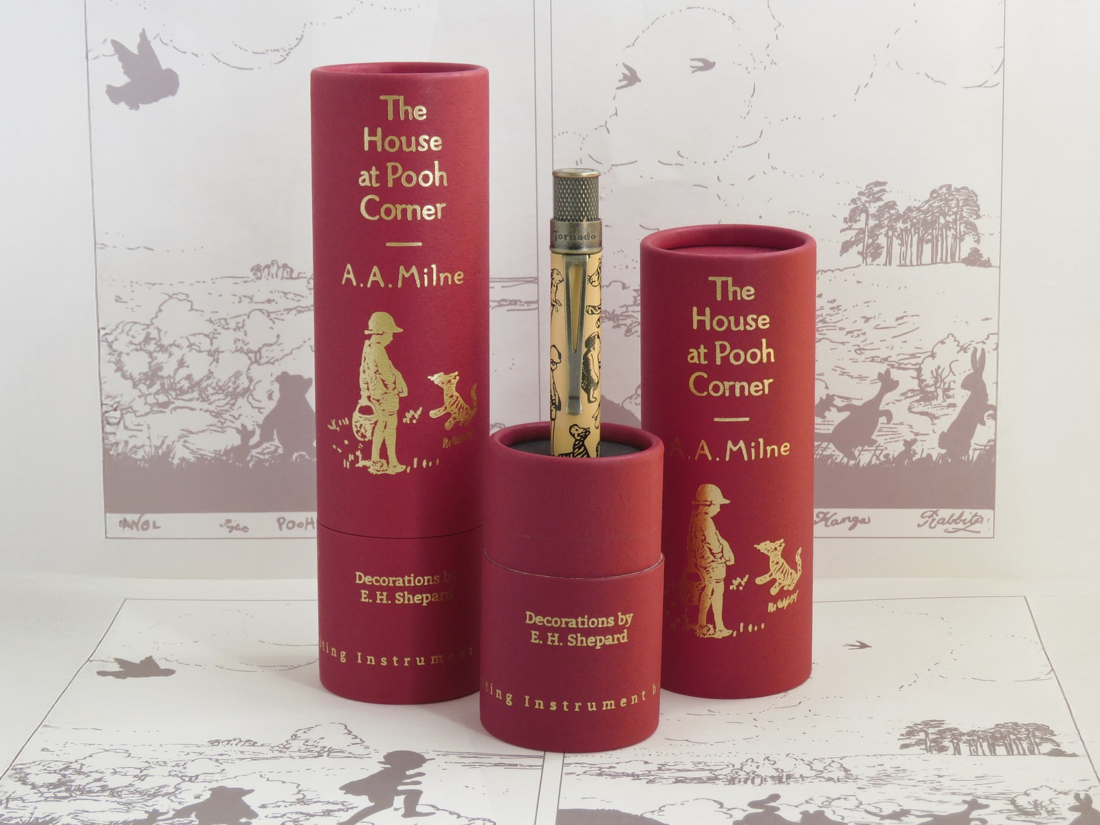 Retro 51 Tornado Popper Rollerball in The House at Pooh Corner – NEW in Box
