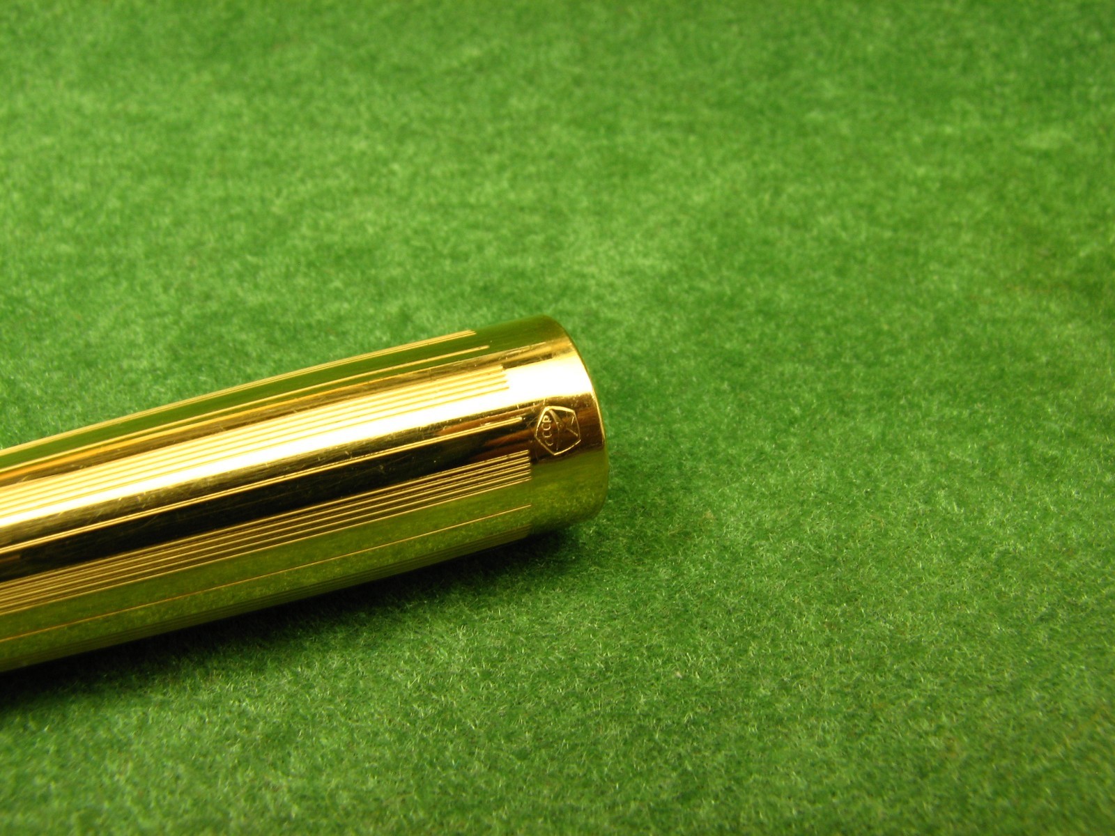 Vintage SOYUZ Goldplated Fountain Pen 14K Gold Nib USSR 1970s NOS