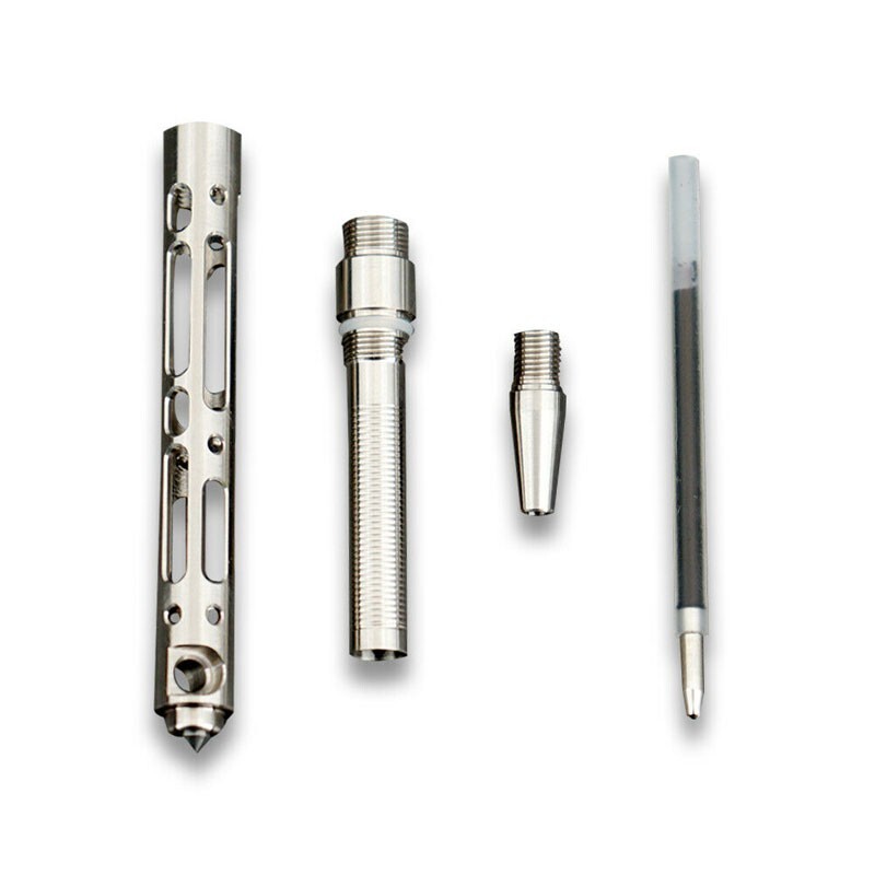 New EDC Mini Titanium Alloy keychain Ball Point Pen Signature Pen Outdoor Travel
