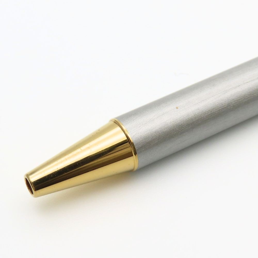 Cartier Santos de Cartier ST150192 Ballpoint Pen Silver Gold Twist Unisex