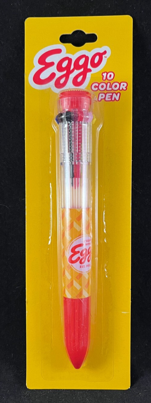 Eggo – Rainbow Ink Pen – 10 Colors – Orange
