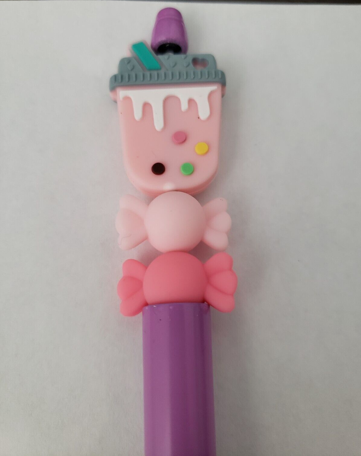 1PCS Beaded Ballpoint Pen Cute Milk Teacup Shape