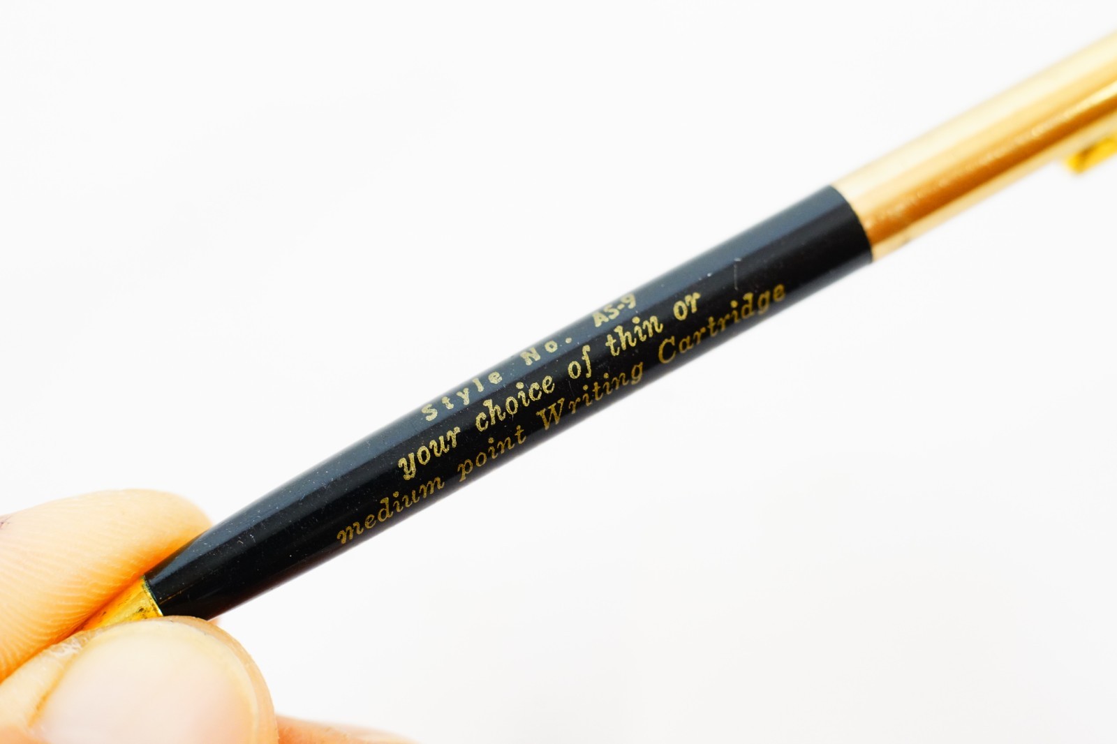Vintage The Marshall Slim-Master Sample Ballpoint Pen Style AS-9