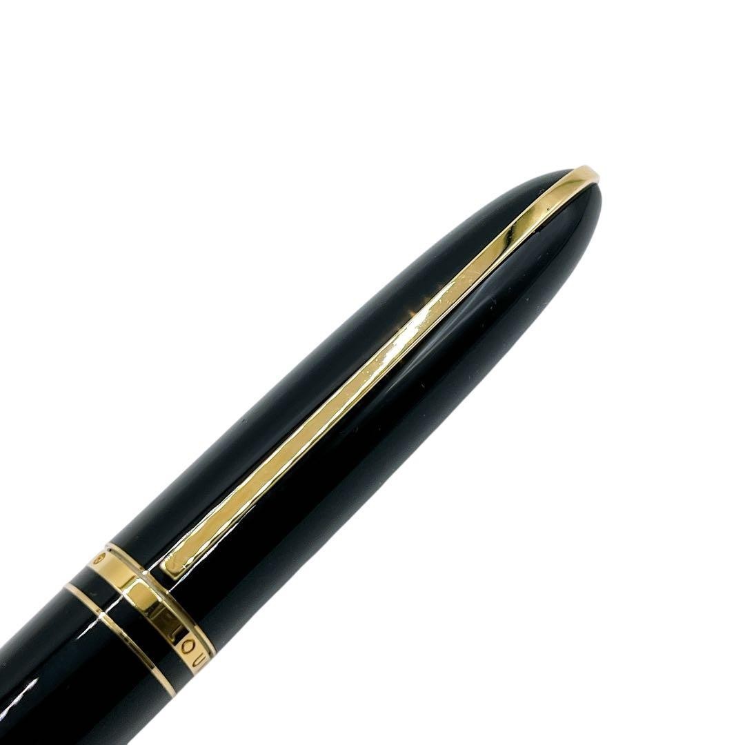 Louis Vuitton N72702 Black Gold Ballpoint Pen Unisex Luxury Writing Instrument