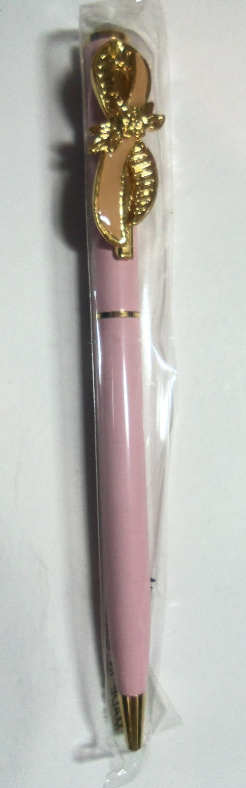 Vintage 1995 Avon Pink Enamel Breast Cancer Awareness Ballpoint Pen~ New Old OS