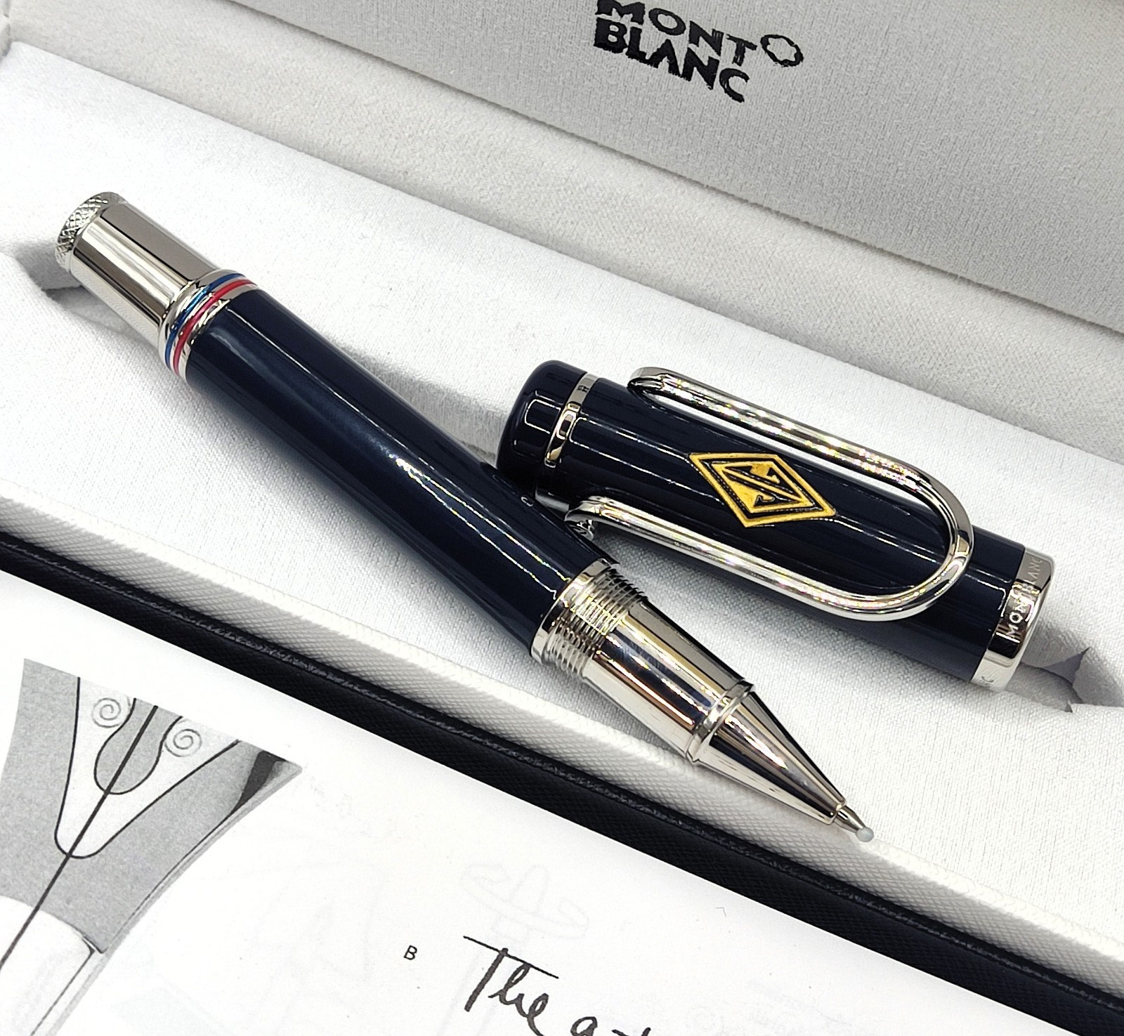 Premium Montblanc Homage to The Great Gatsby Edition Rollerball Pen With Box