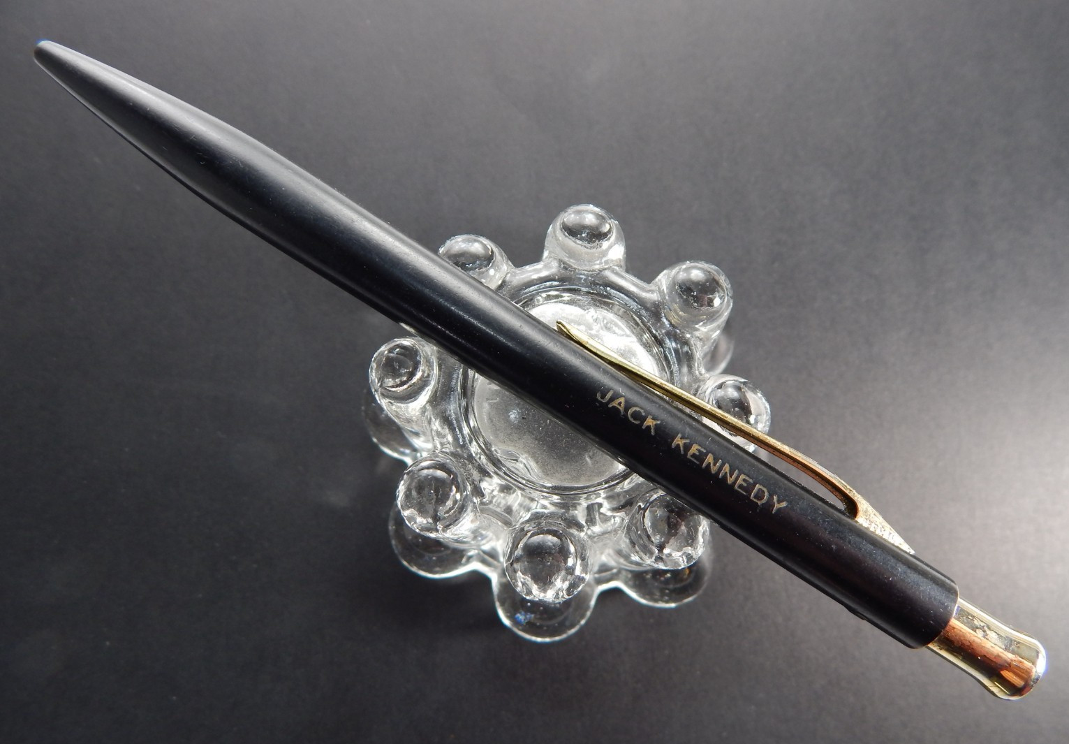ELYSEE Vtg Ballpoint Pen Embossed «Jack Kennedy» Made In Germany Unknown Origin