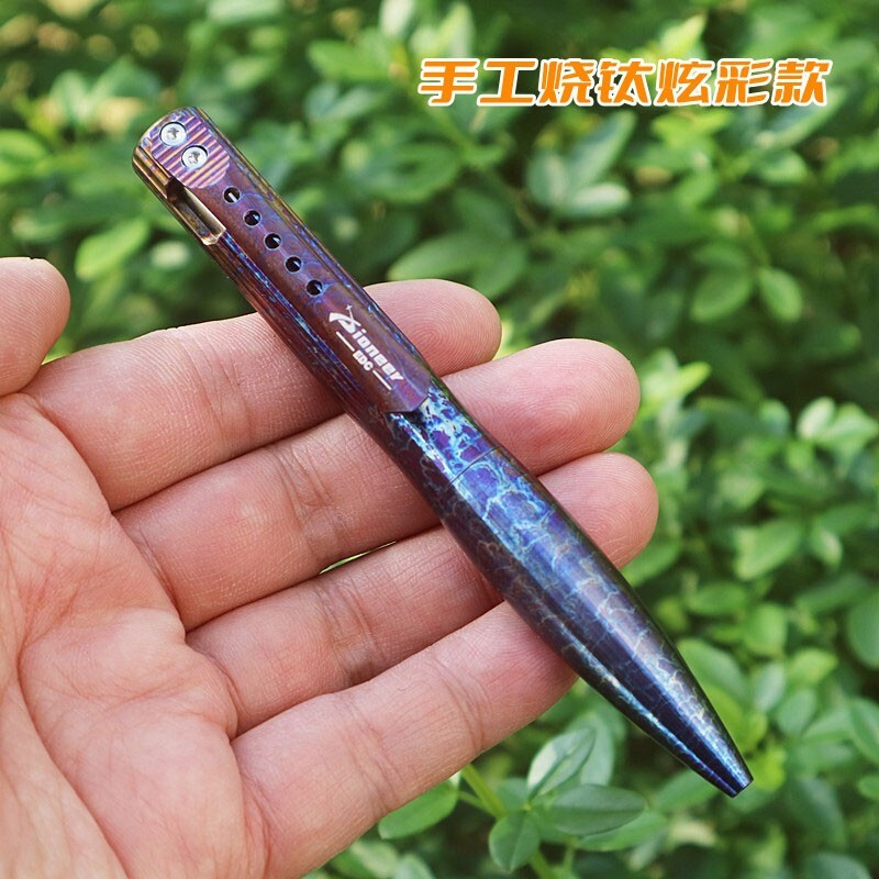 Titanium Alloy Ballpoint Pen Business Office Signature Pen EDC Pocket Multi Tool