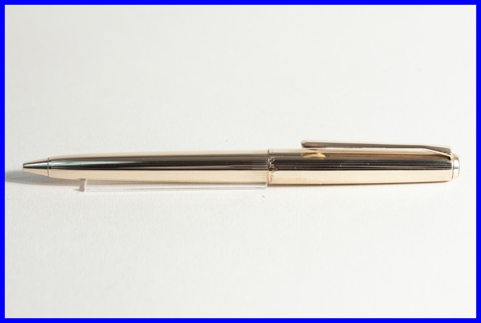 Vintage 1966 Pelikan 60 Ballpoint Pen in Rolled Gold With New Refill