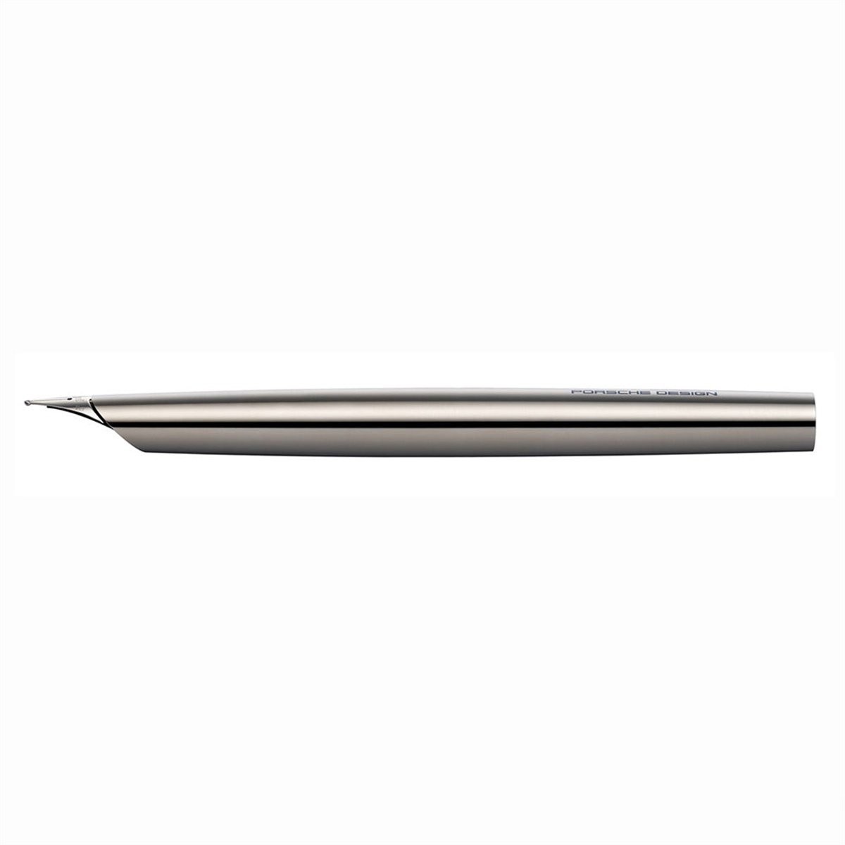 Porsche Design P3135 Solid Chrome Fountainpen Medium nib