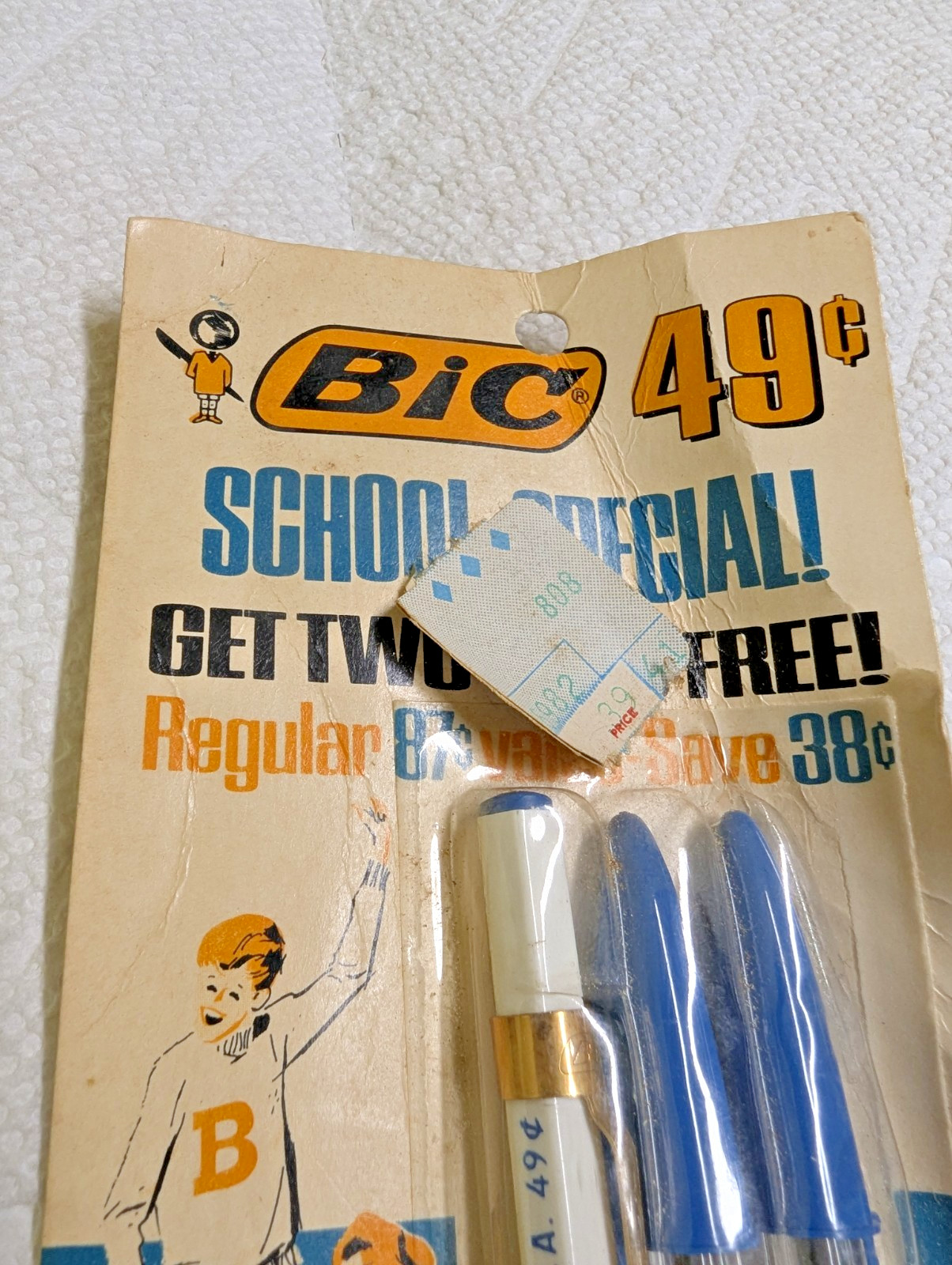 BIC School Special Pen Set 1970s BIC AF-49 + 2 standard New Old Stock WOW