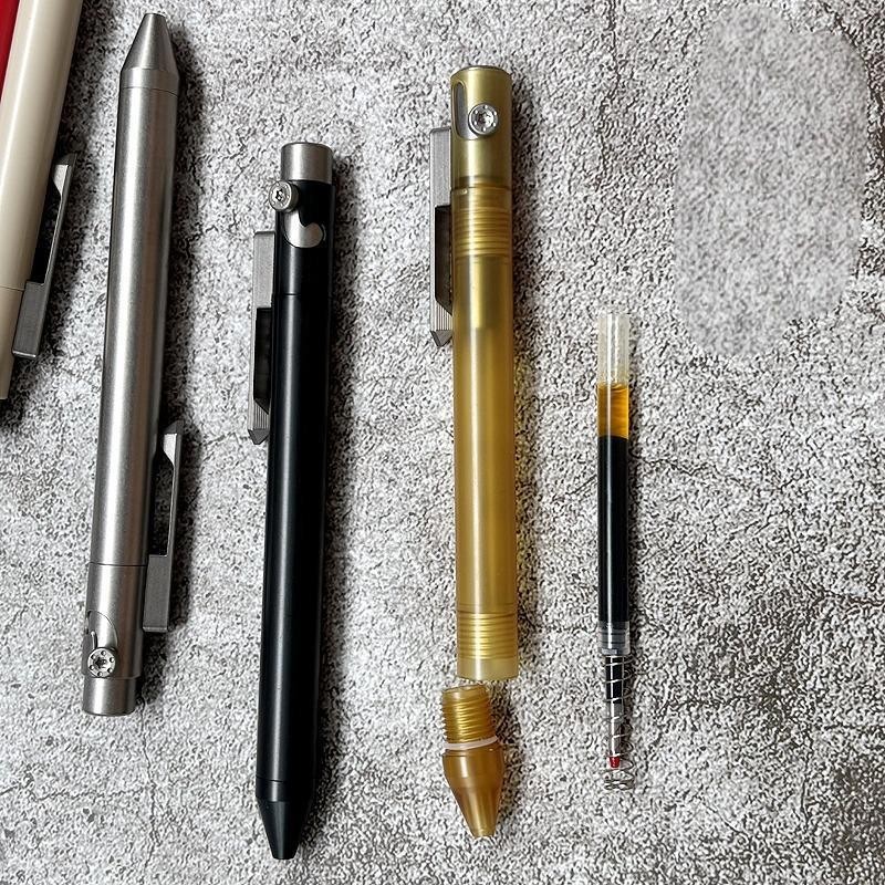 Titanium PEI PEEK POM Ballpoint Pen Signature Writing Pocket Pen Business Office