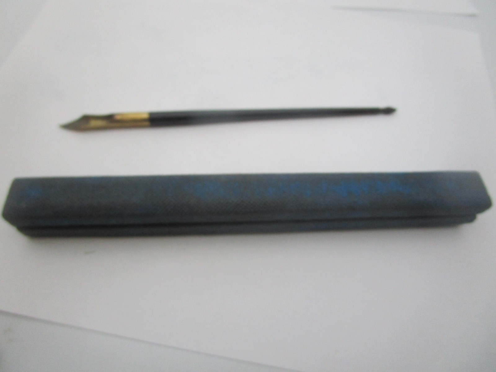 19th C Fountain Pen Antique Fancy Mabie Todd & Co NY Gold 14K Tested w/ Case