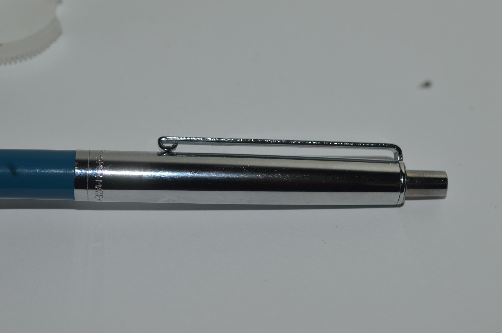 PAPER MATE Profile #2 Reg Grip Ball Pen NOS Blue Barrel Made In Mexico 1990’s