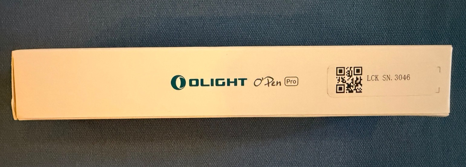 Olight O’pen PRO Limited Edition Blue LED Flashlight w/Green Pointer Pocket Clip