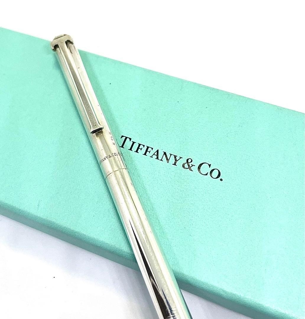 Tiffany & Co. SV925 T-Clip Ballpoint Pen Silver Unisex Pre-Owned Twist Mechanism