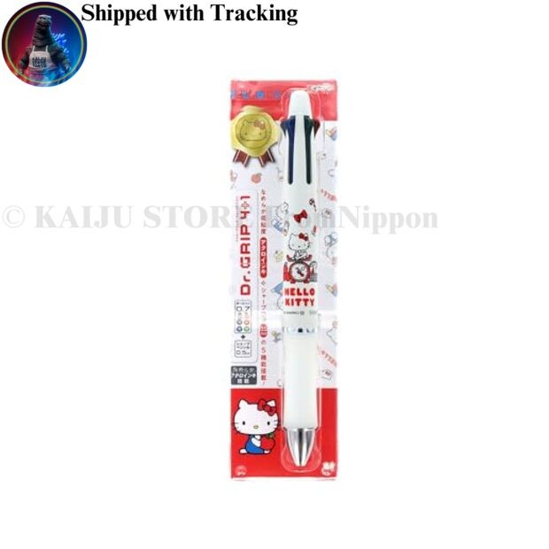 Sun-Star Stationery Sanrio Character Multi-Function Pen Dr. Grip 4+1 Gift Pen