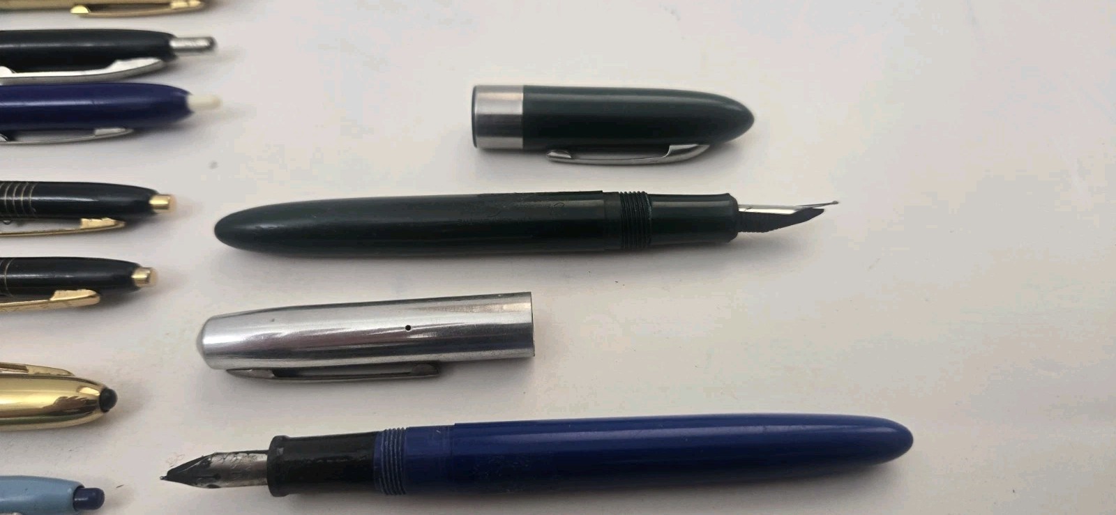 LOT of 10 VIntage 40’s 50’s Pens Fountain & Promotional Ball Point