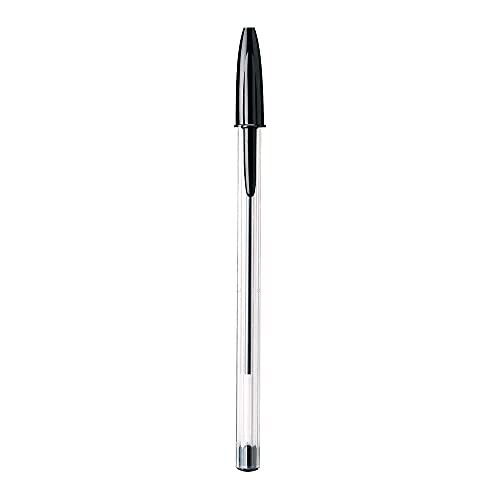 Pack of 10 Ballpoint Pen – Black Ink Ball Point Pens for Office Writing School