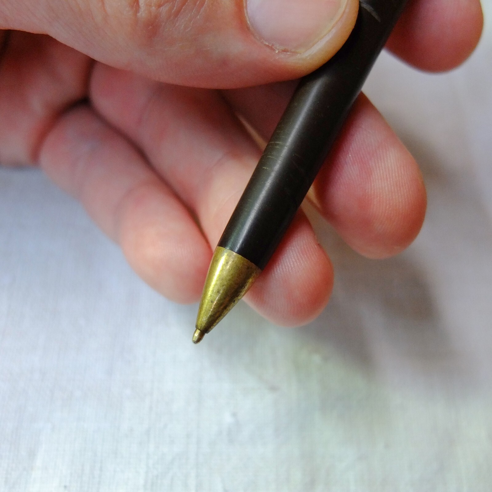 Vintage Soviet ballpoint pen, USSR 60s, possibly bakelite, good condition, RARE