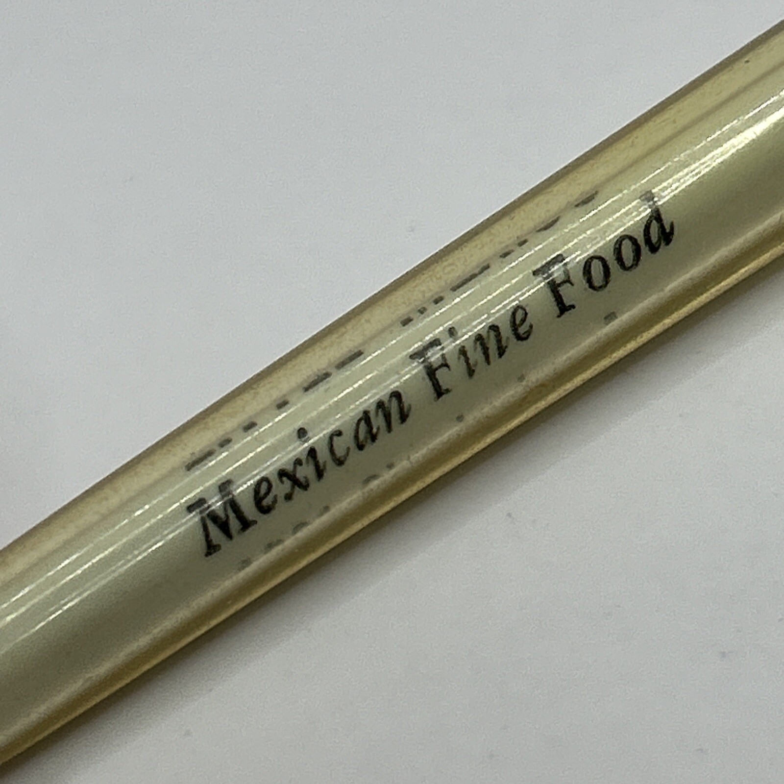 VTG Ballpoint Pen LITTLE MEXICO Mexican Fine Food Mattoon Illinois