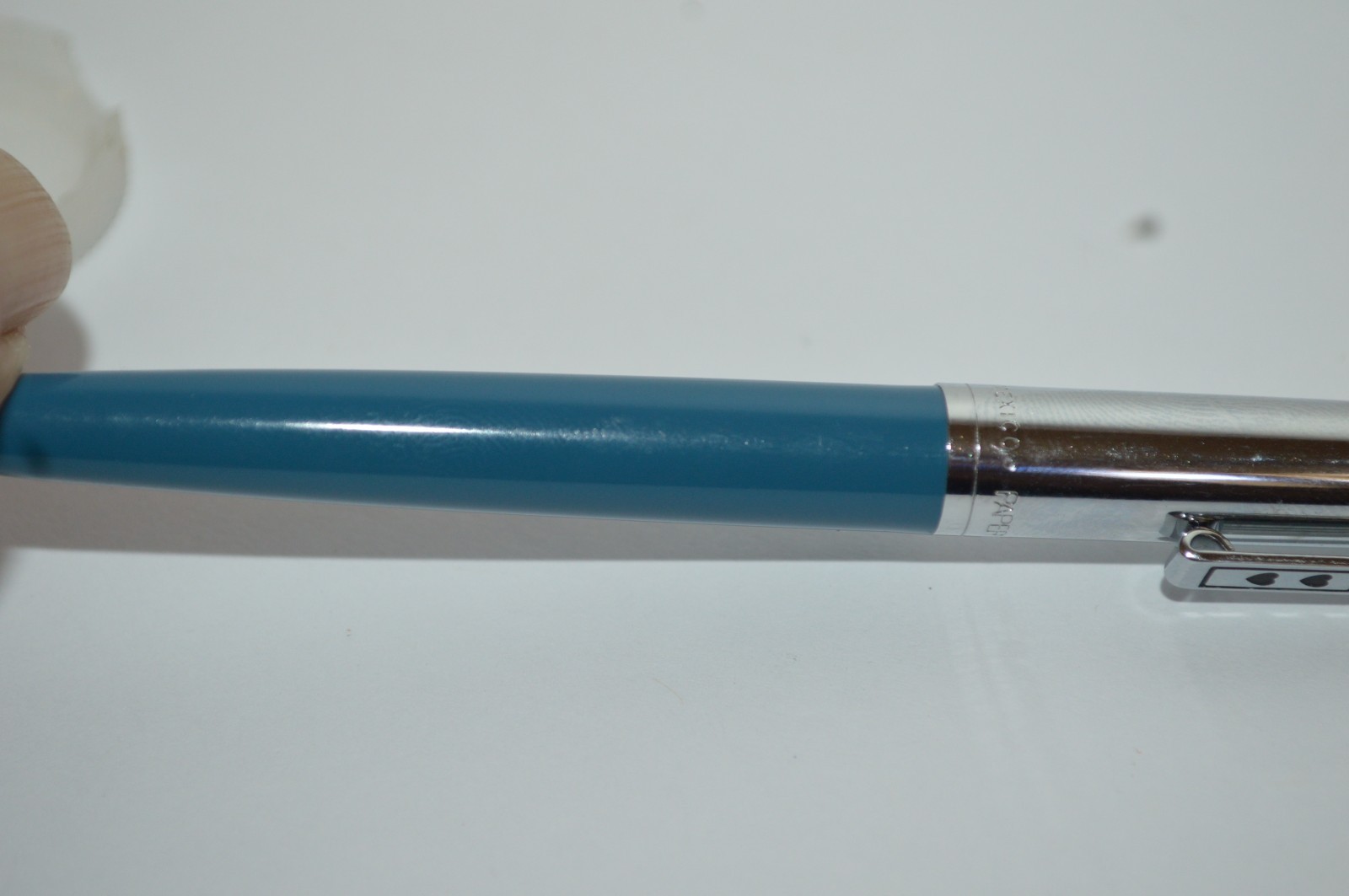 PAPER MATE Profile #2 Regular Grip Ball Pen Dark Blue Barrel Made In Mexico 1990