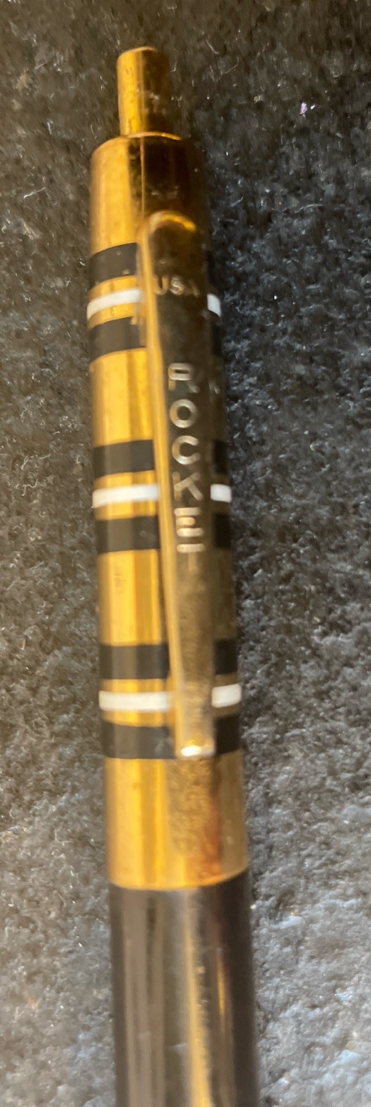 VTG Woonsocket Sponging Cap Activated ROCKET Ballpoint Pen Rhode Island 12”