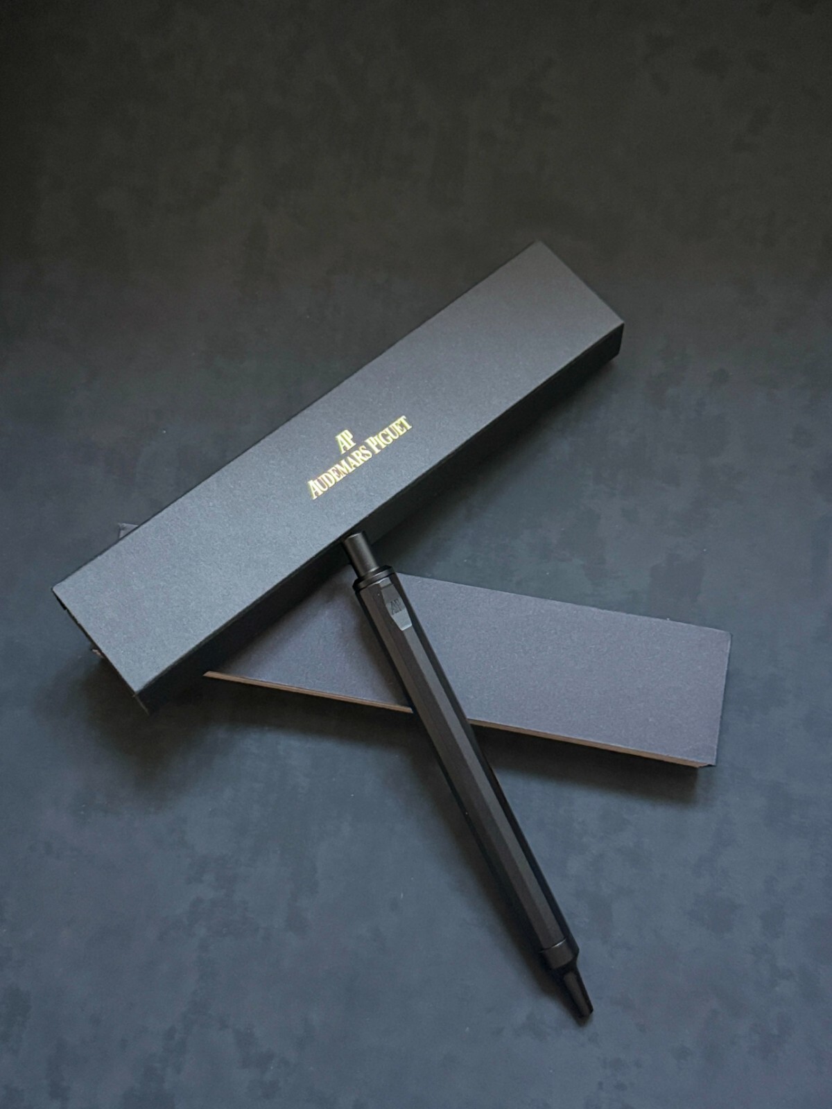 Audemars Piguet Royal Oak Titanium Ballpoint Pen – New in Box-Black, AD Gift