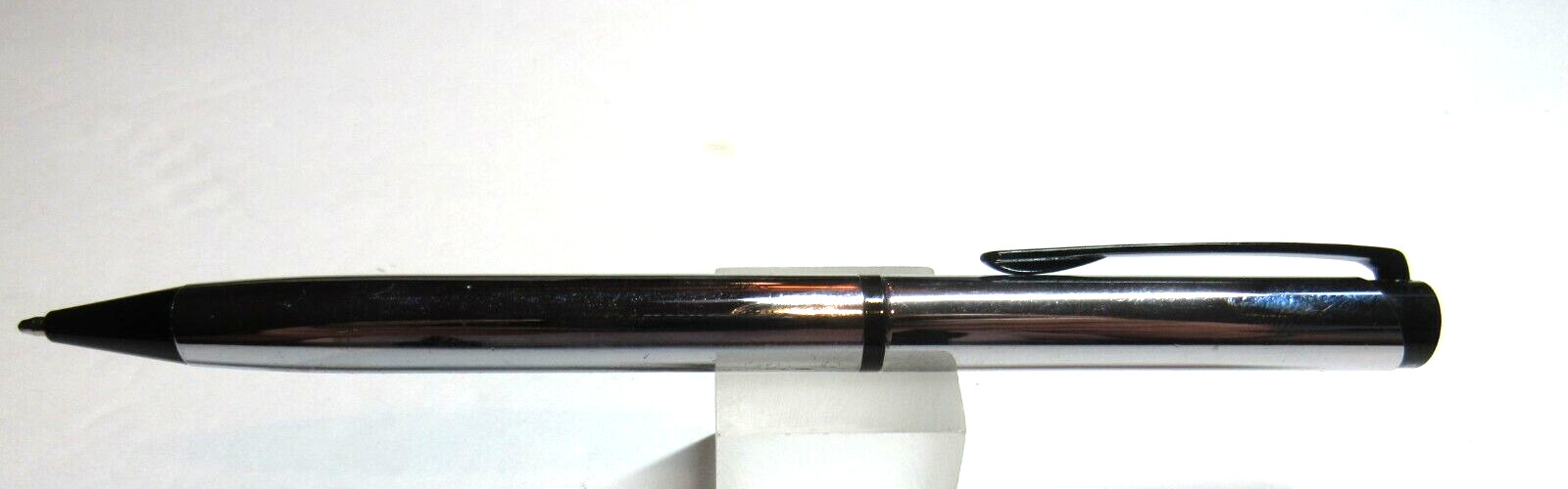 LOT OF 5 PACIFIC SLIM METAL CHROME BALLPOINT PENS-closeout