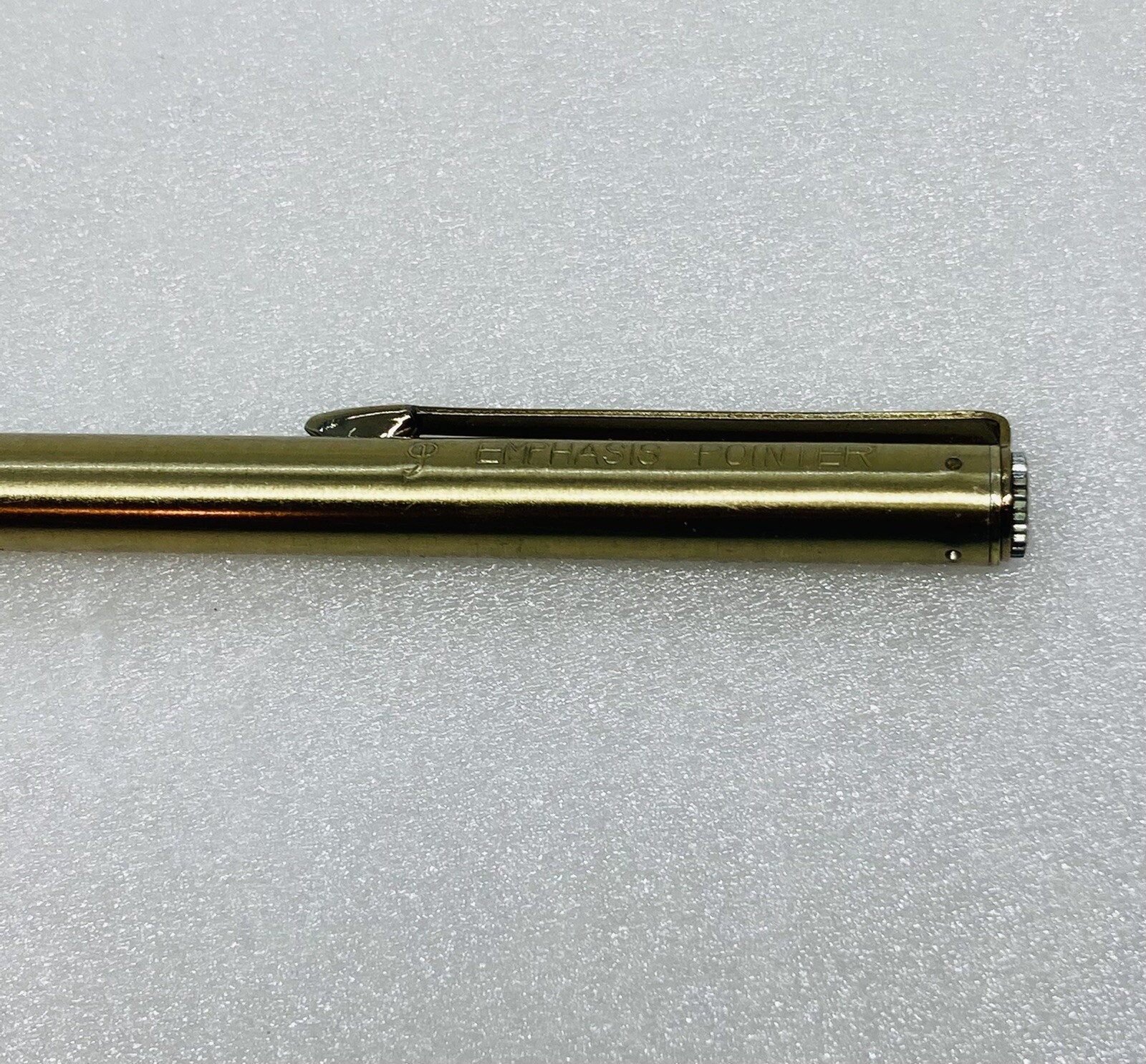 Vintage Emphasis Pocket Pointer Telescopic Metal Pen Arrow Clip “MPSI” Logo 22