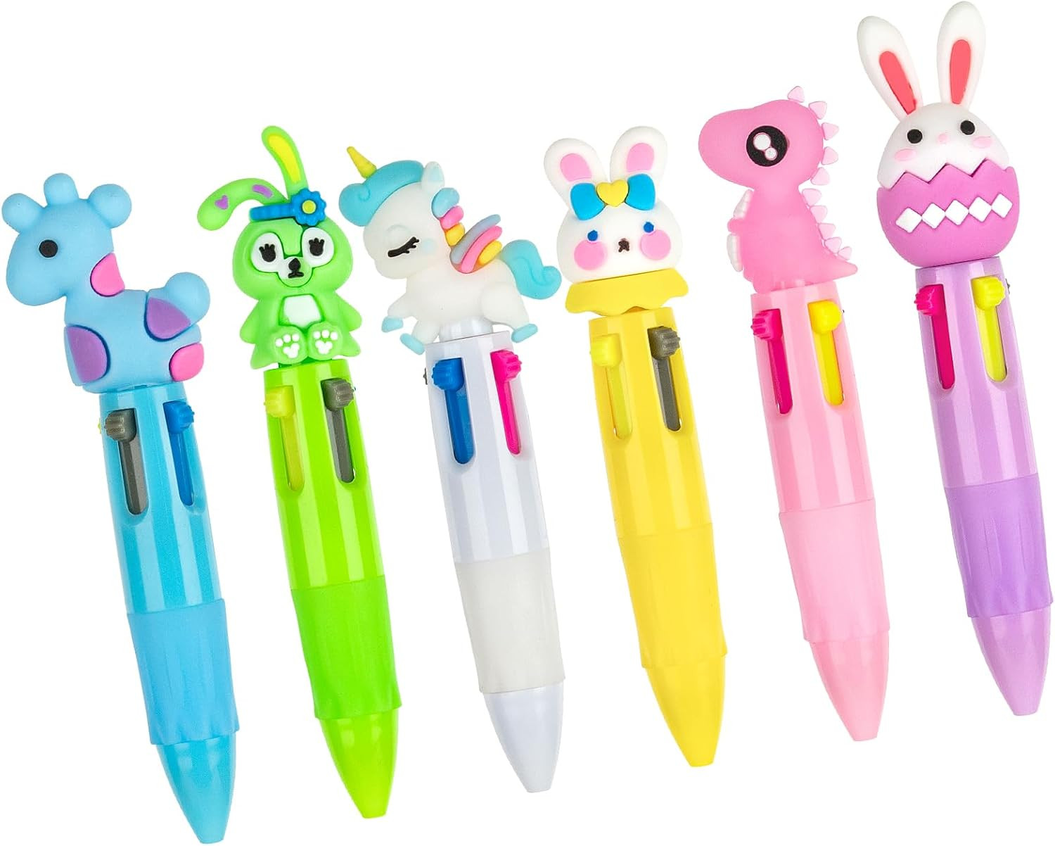 Multicolor Pen in One – Cute Pens for Kids – 42-Pack Multicolor Pens, Perfect fo