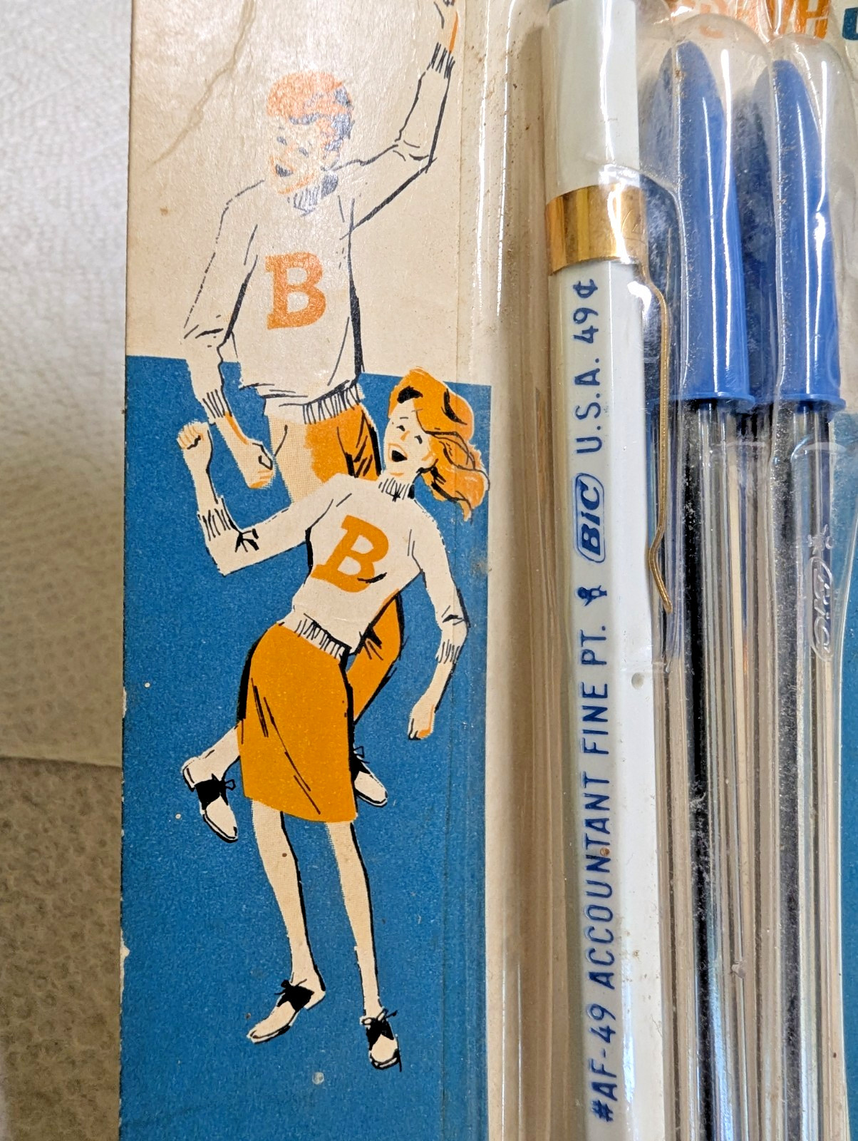 BIC School Special Pen Set 1970s BIC AF-49 + 2 standard New Old Stock WOW