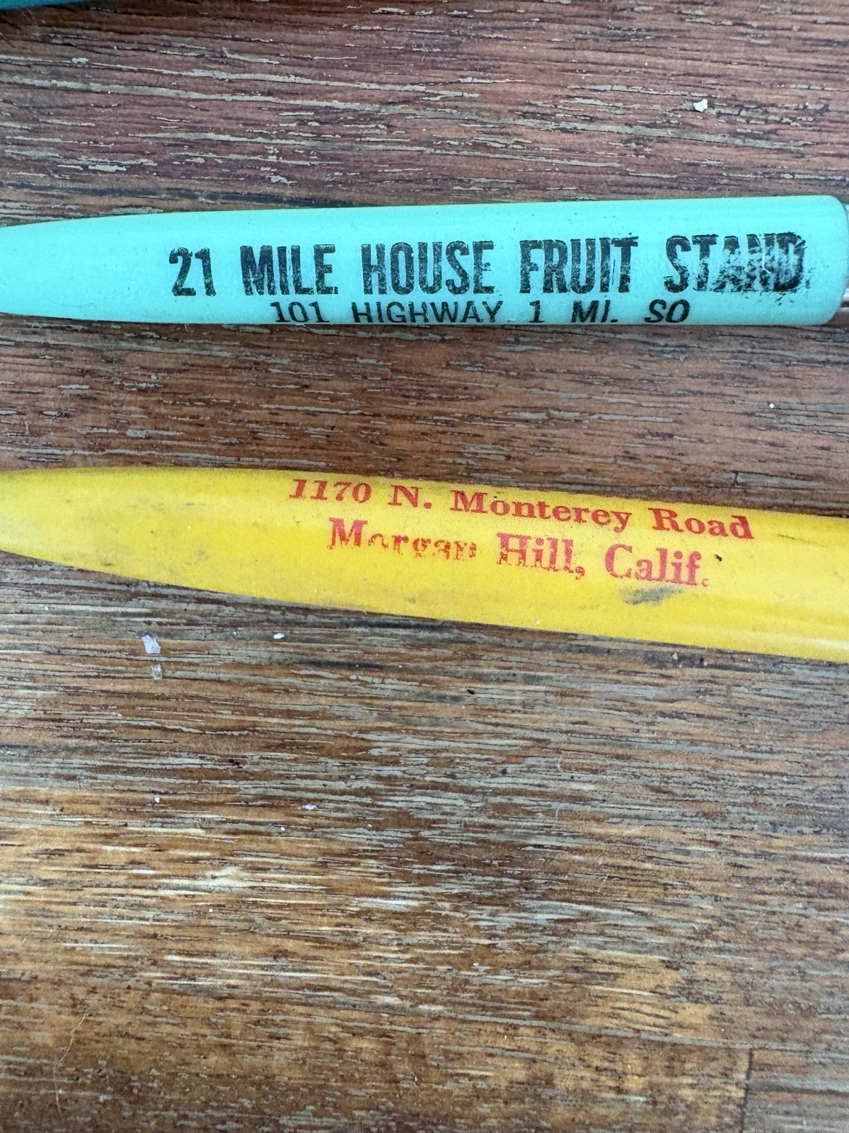 Vintage Lot of Advertising Pens And Random Pencils California