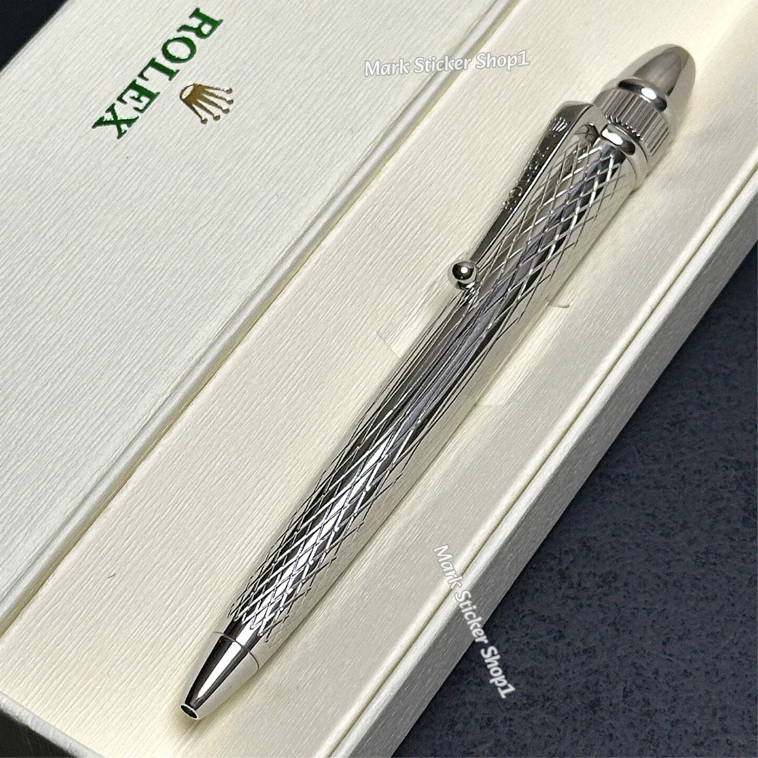 VIP GIFT Rolex Ballpoint Silver Platinum Pen NEW RARE Novelty Collectible Pen