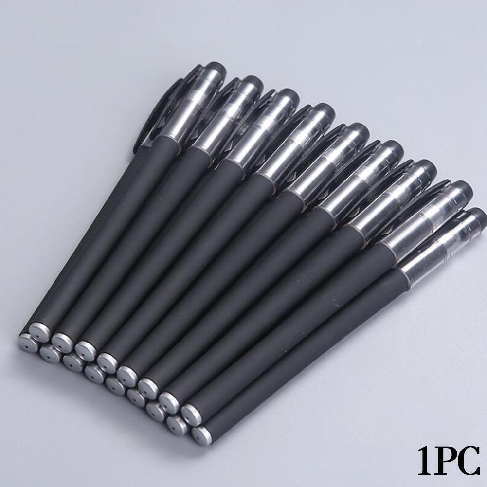 NEW Black Gel Pen Full Matte Water 0.5 Pens Writing Stationery Supply Office