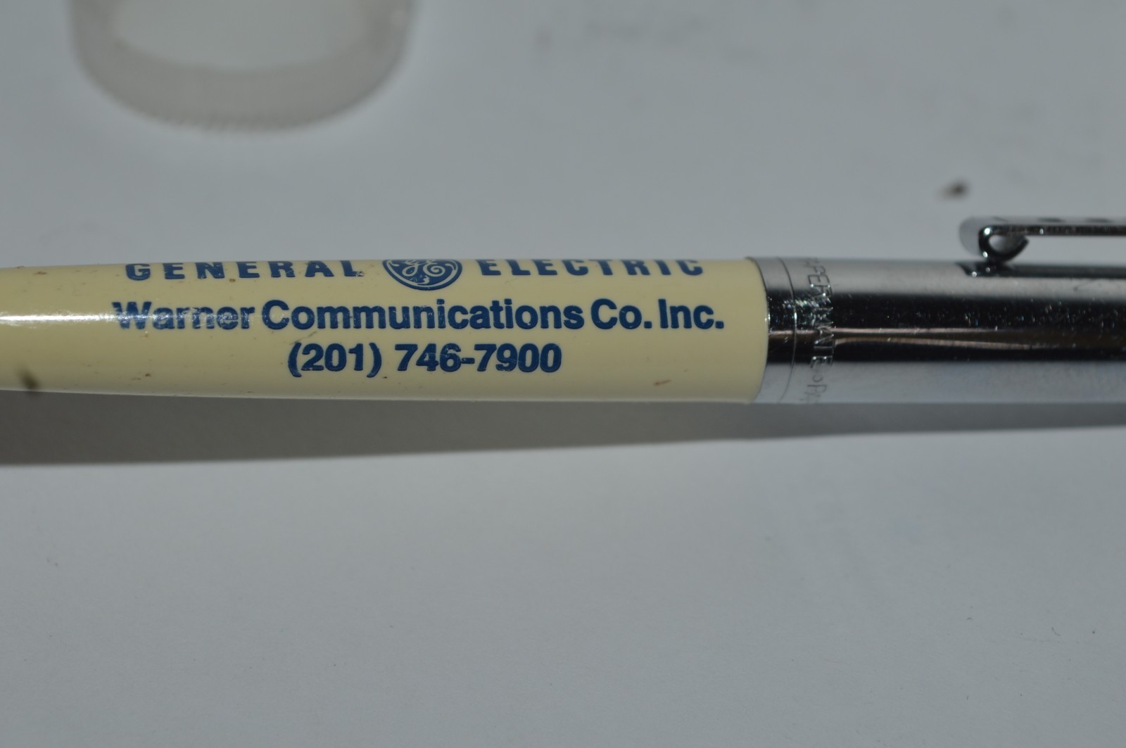 PAPER MATE Profile #2 Reg Grip Ballpoint Pen GE Warner Comm Promo Mexico