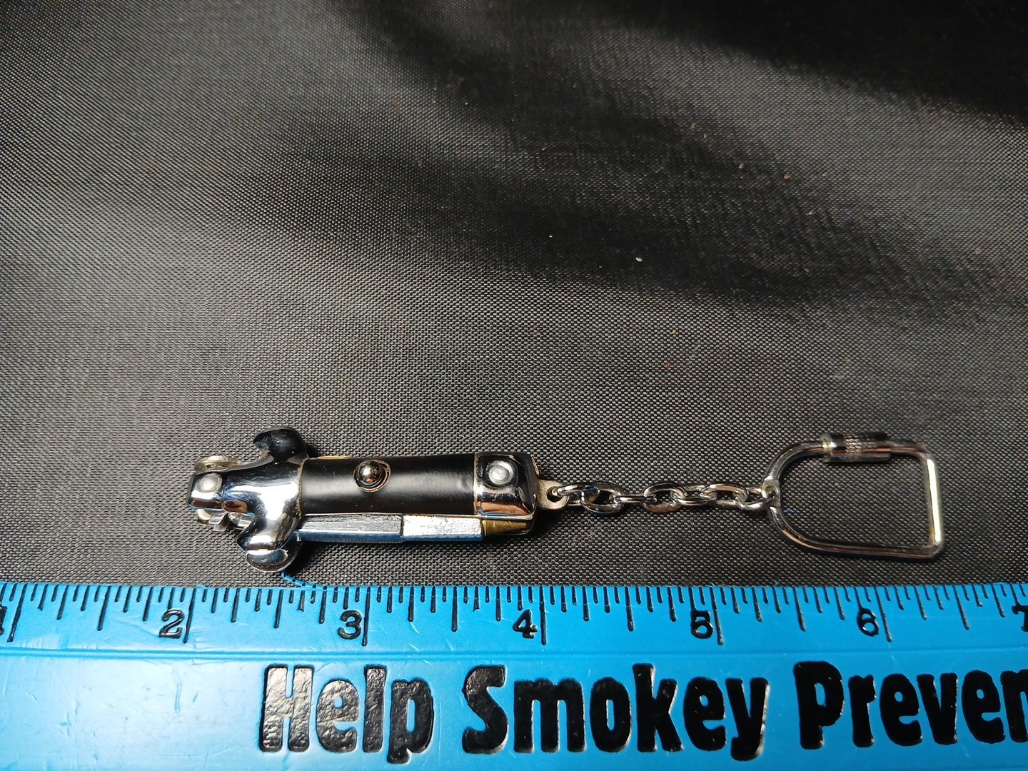 Vintage Switchblade Style Keychain Ink Pen Mini Novelty Folding Pen