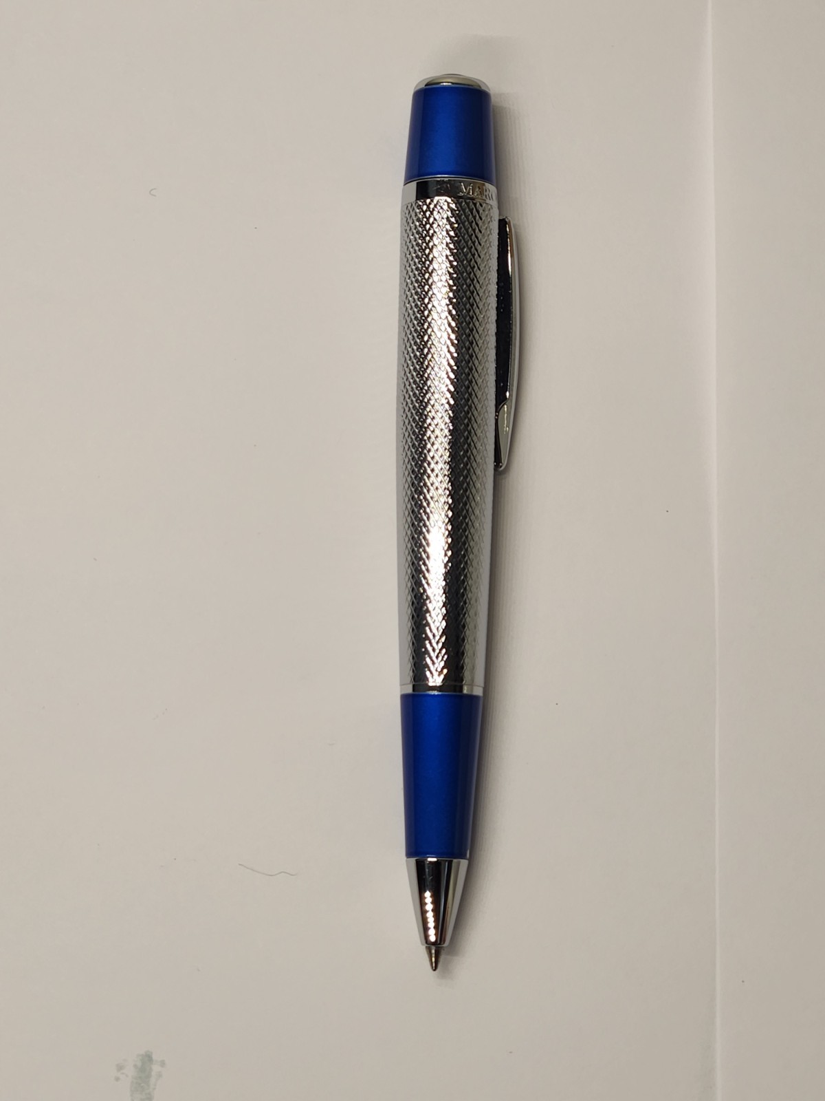 WATERFORD MARQUIS WRITING INSTRUMENT ARISTA POLISHED BLUE BALL Pen Artist Fine
