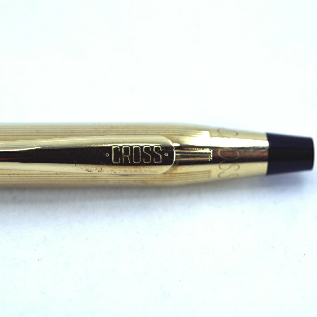 CROSS Ballpoint Pen Gold Confirmed Gold Metal Unisex Goods/Accessories
