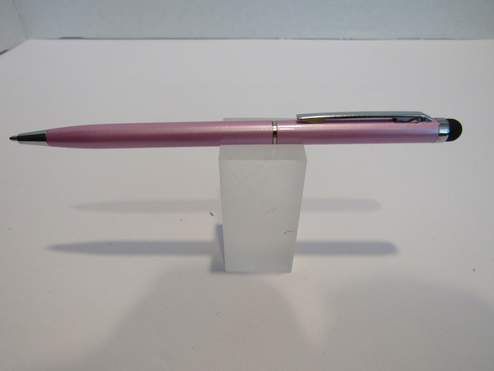 TERZETTI Model SLIM PLUS -PINK- Slim Ballpoint Pen Conductive Tip