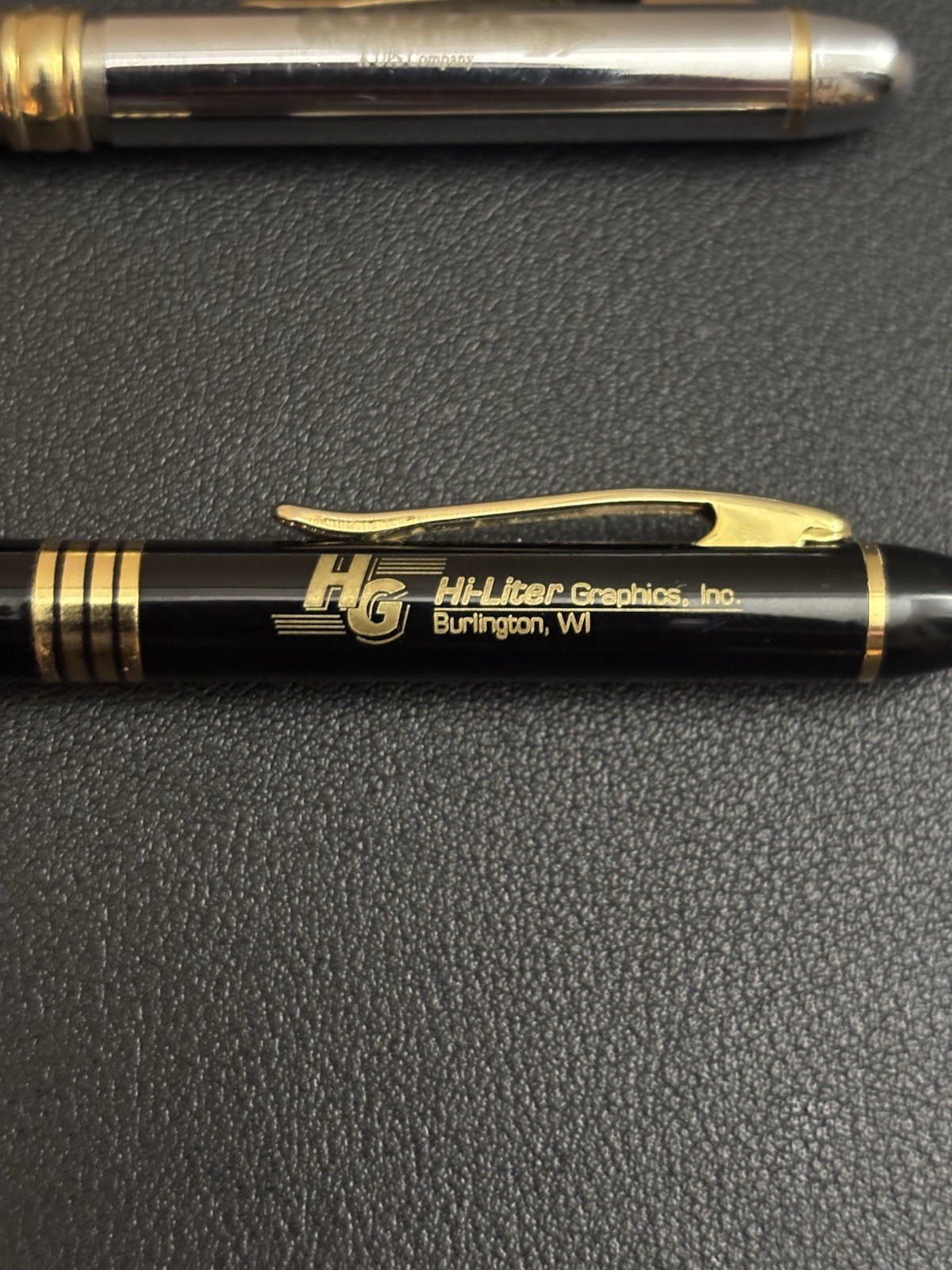 Lot Of 2 Antique Vintage Company Branded Ballpoint Pens. “Rmx & Hi-lighter”