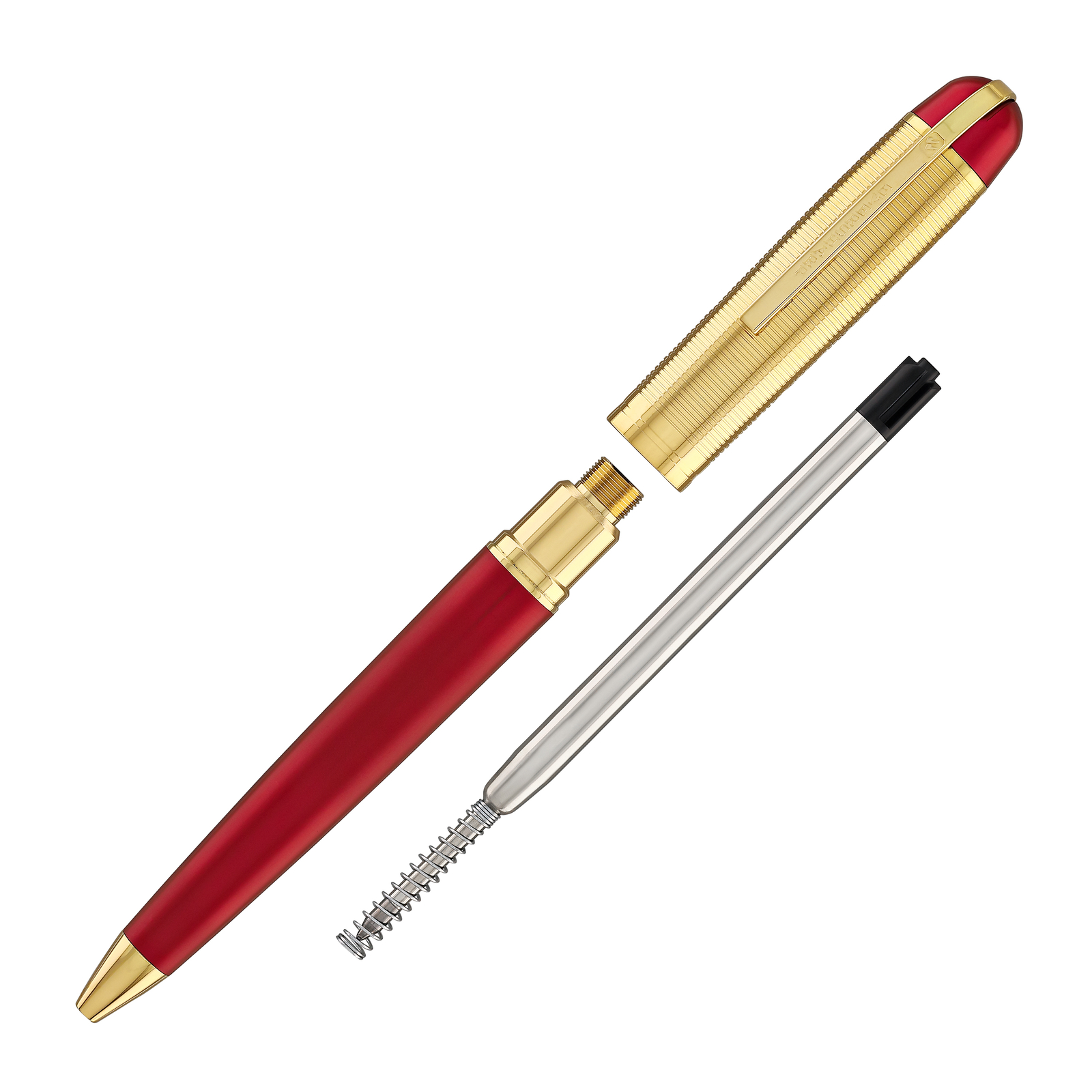 Wahl Eversharp Skyline Ballpoint Pen in Red Gold Trim – NEW in Box