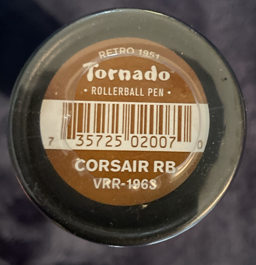 Retro 51 1951 Tornado Vintage Metalsmith, Rollerball Pen, Corsair (VRR-1963)